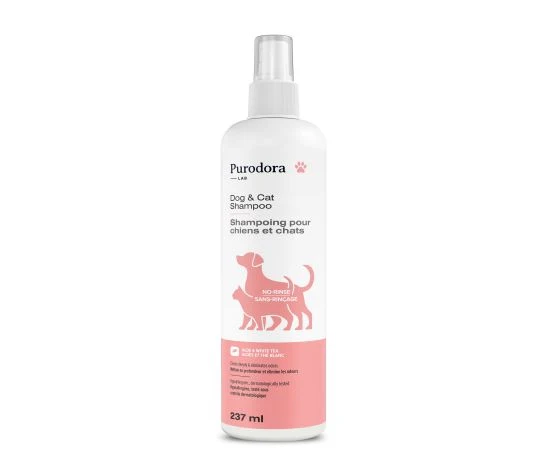 Purodora Lab, Shampoing Sans-rinçage Pour Chiens Et Chats 237ml