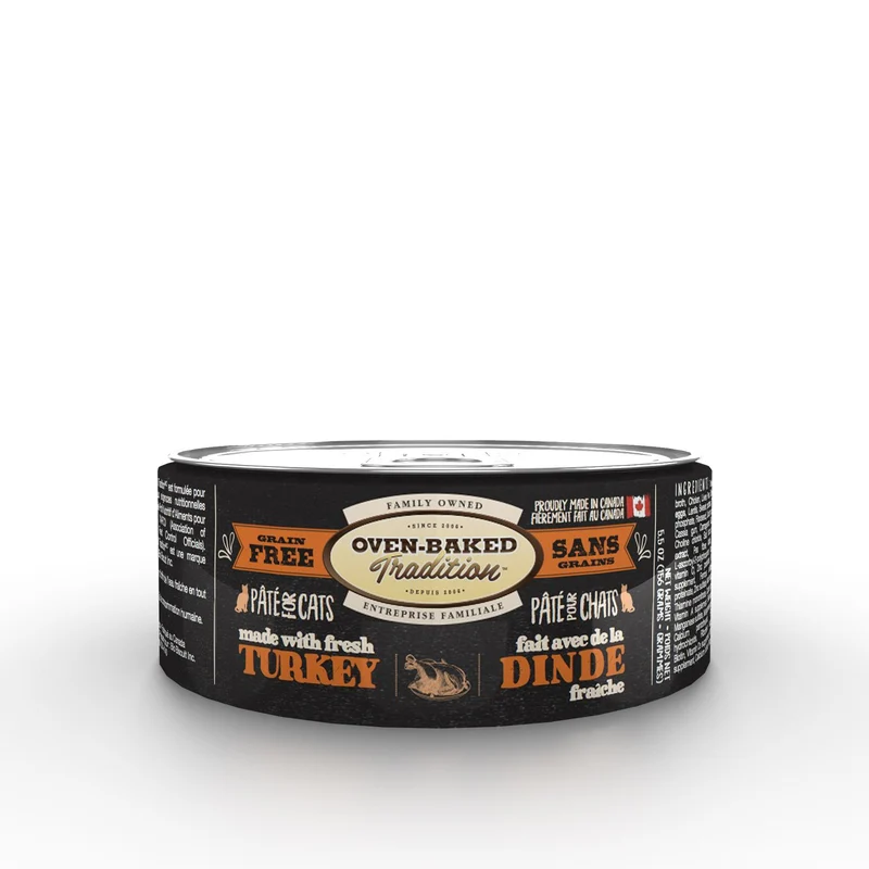 Obt Nourriture En Conserves Pour Chat, Pâté De Dinde 5.5oz