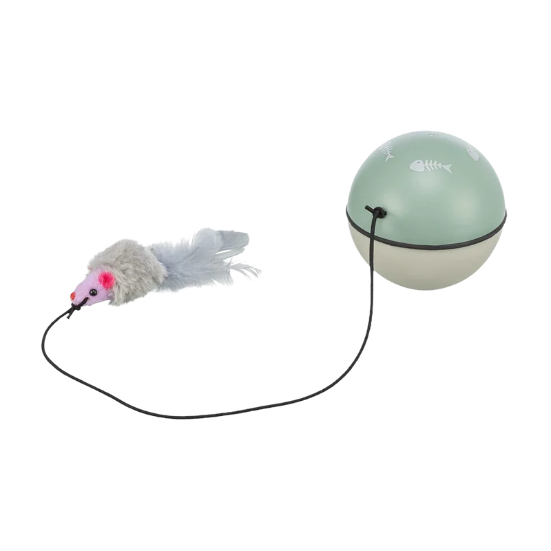 Kattleksak Turbinioboll med Mus - 9 CM