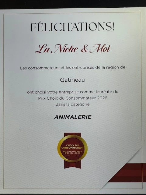 CHOIX PRIX DU CONSOMMATEUR 2026