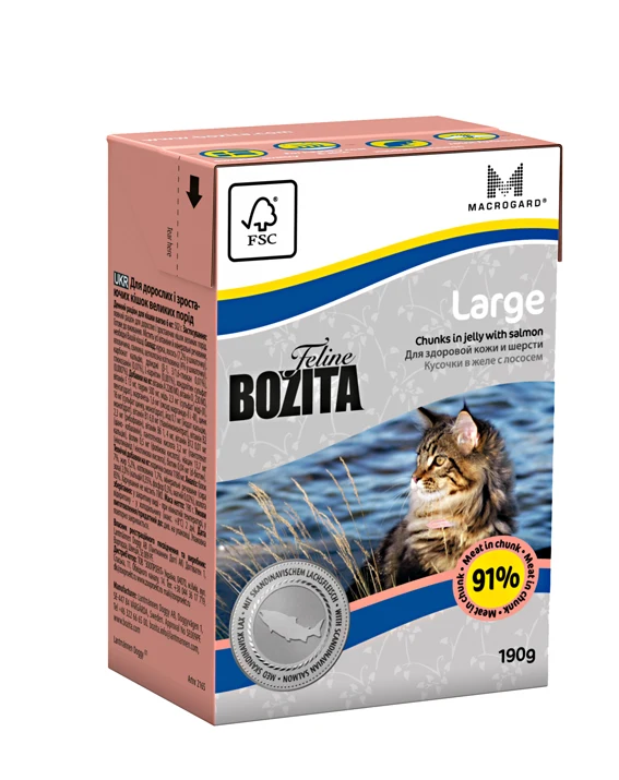 Bozita Cat Wet Food Box Jelly Large