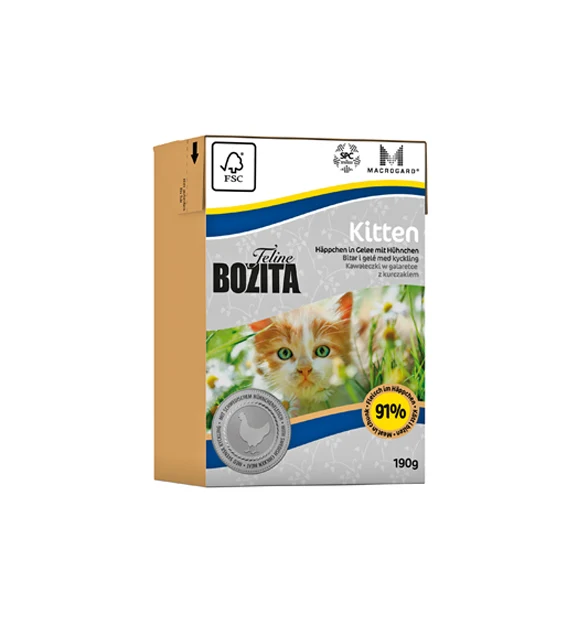 Bozita Cat Wet Food Box Jelly Kitten