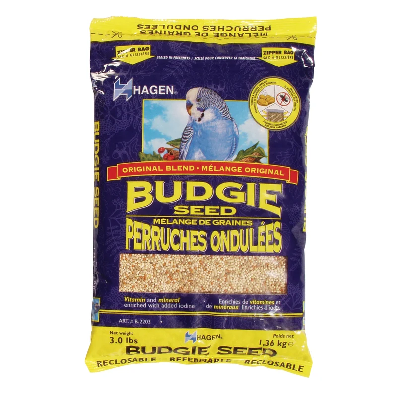 Mélange de graines de base EVM Hagen pour perruches ondulées, 1,36 kg (3 lb)