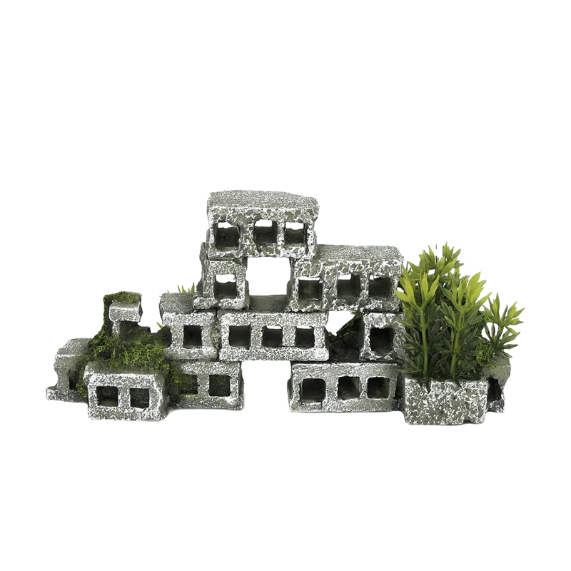 Blocks With Plants - Medium