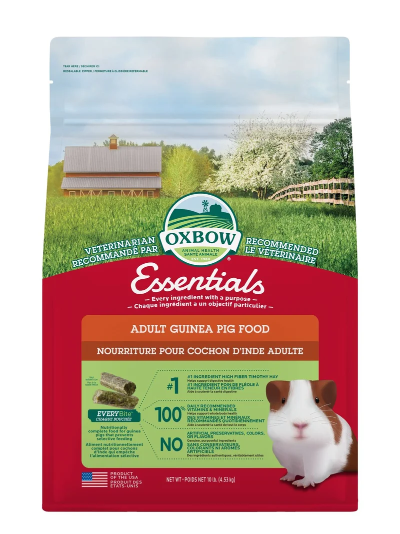 Oxbow Essentials - Nourriture Pour Cochon D'inde Adulte 10 Lb