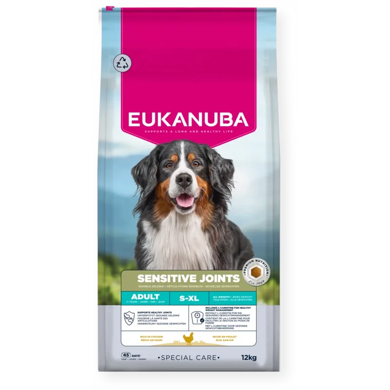 Eukanuba Special Care Sensitive Joints Adult Torrfoder för hund 12 kg