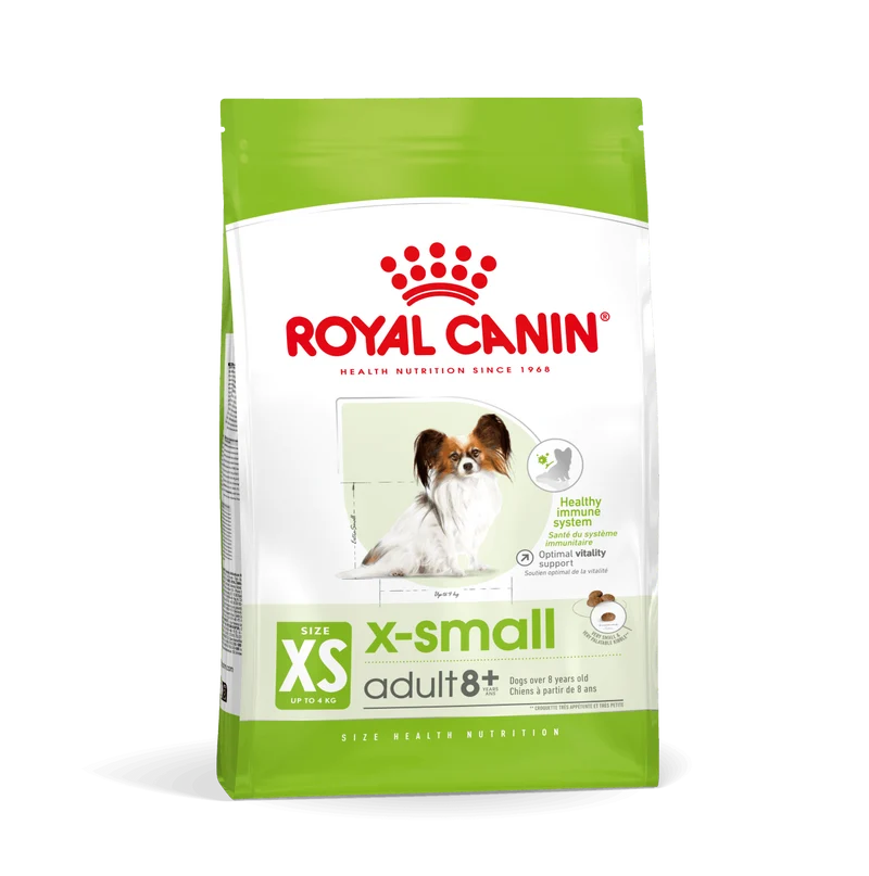 Royal Canin X-Small Adult 8+ torrfoder för hundar 1,5 kg