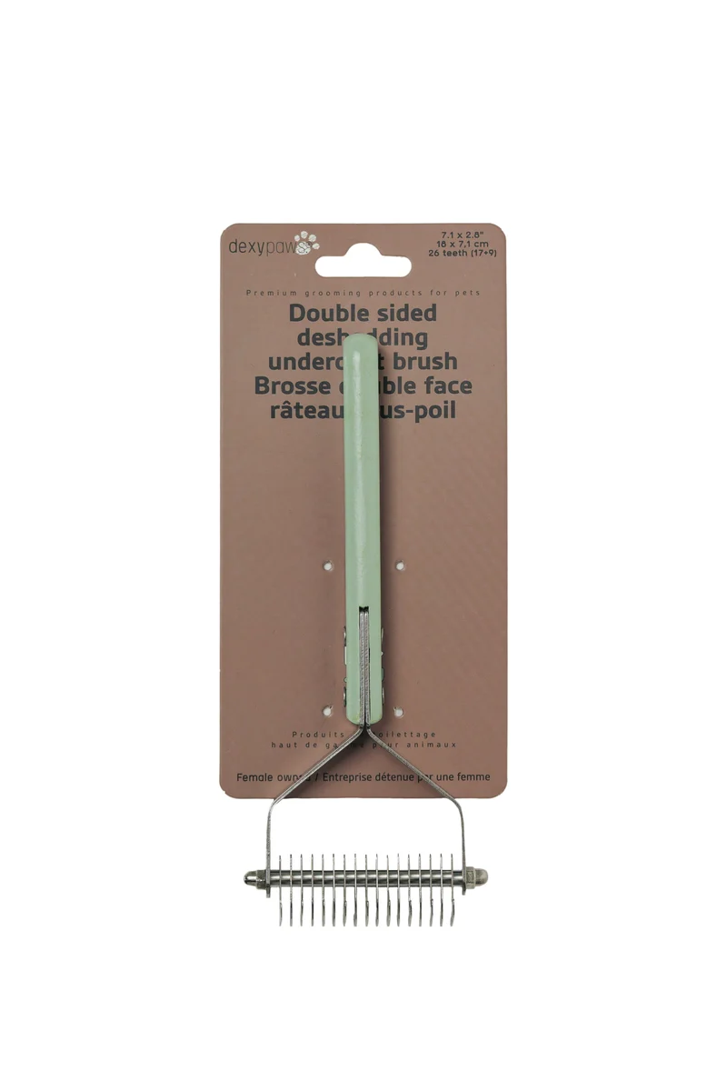 Dexypaws Brosse Métallique Double Face, Râteau Pour Sous-poil