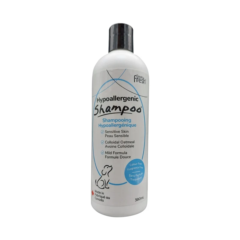 Envirofresh Shampoing Pour Chien, Hypoallergénique, Sans Parfum & Sans Couleur 380ml