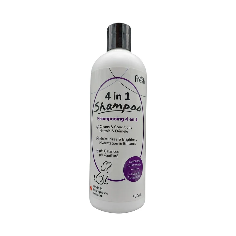 Envirofresh Shampoing Pour Chien, 4 En 1 - Lavande & Camomille 380ml