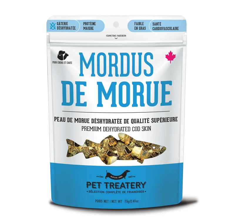 Granville Island - Gâteries De Morue Déshydratée Pour Chien Et Chat 70gr