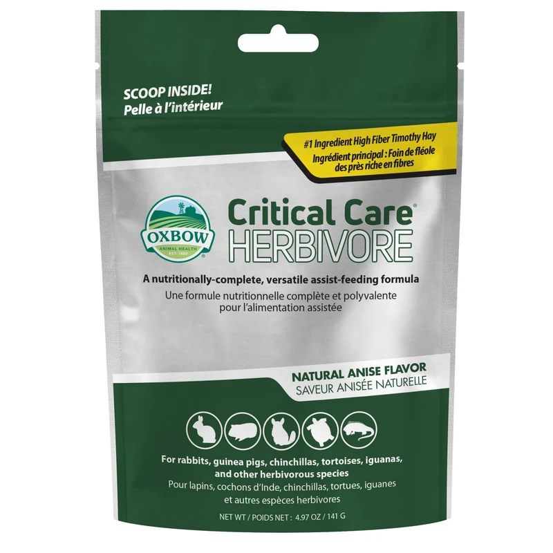 Oxbow Critical Care - Suppléments Pour Herbivore, Saveur D'anis 141gr