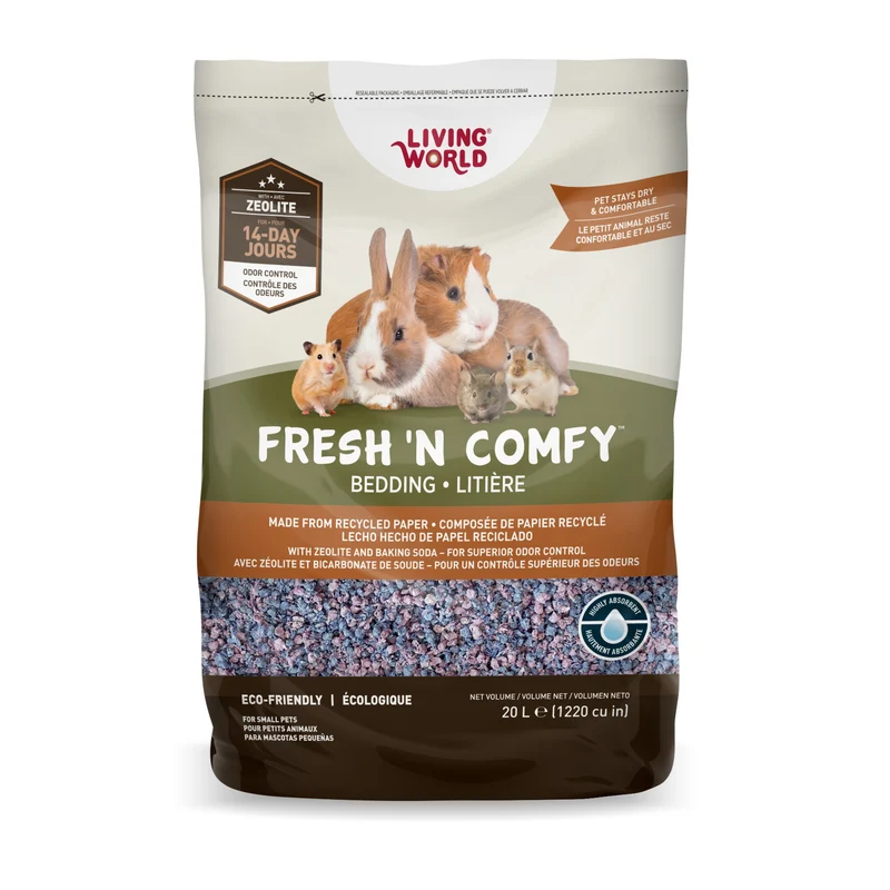 Litière Fresh ’N Comfy Living World, confetti, 20 L