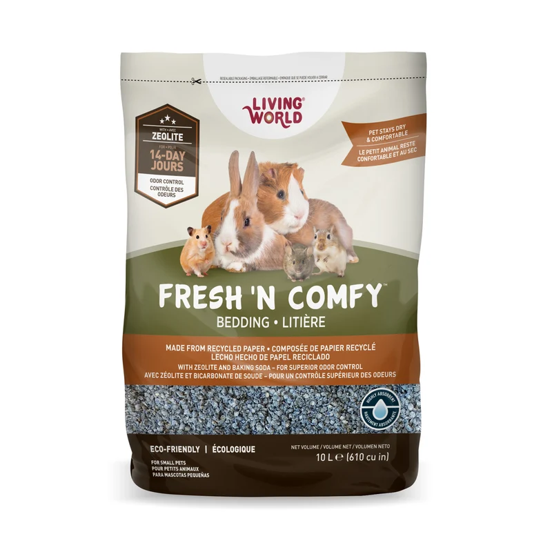 Litière Fresh ’N Comfy Living World, bleue, 10 L