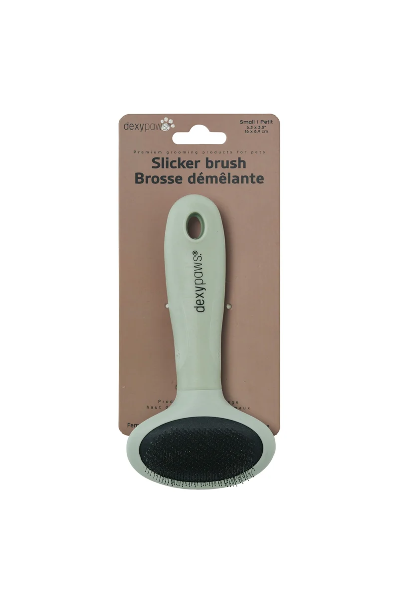 Dexypaws Brosse Démêlante à Poils Métalliques (slicker) - Petite