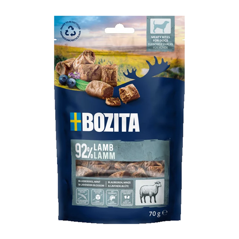 Bozita Snacks Meaty Bites Lamb - 70g