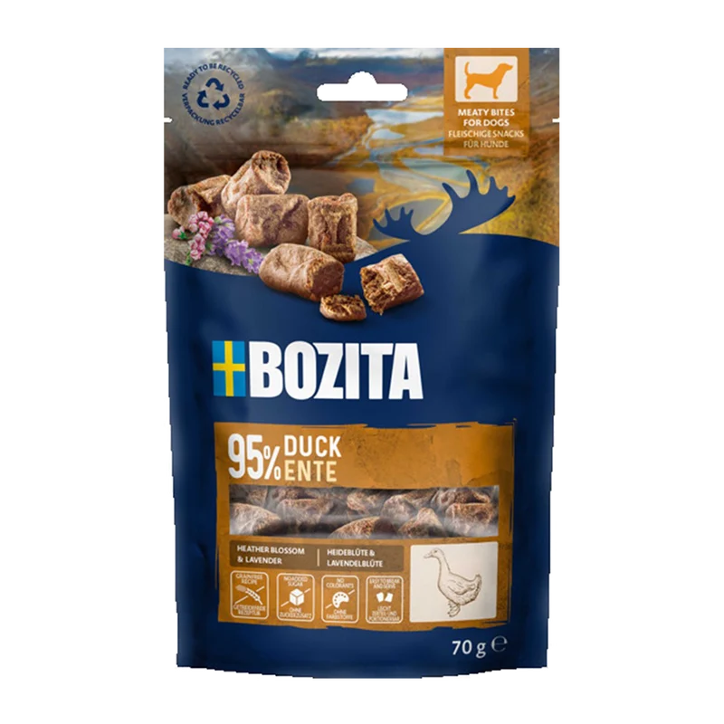 Bozita Snacks Meaty Bites Duck - 70g