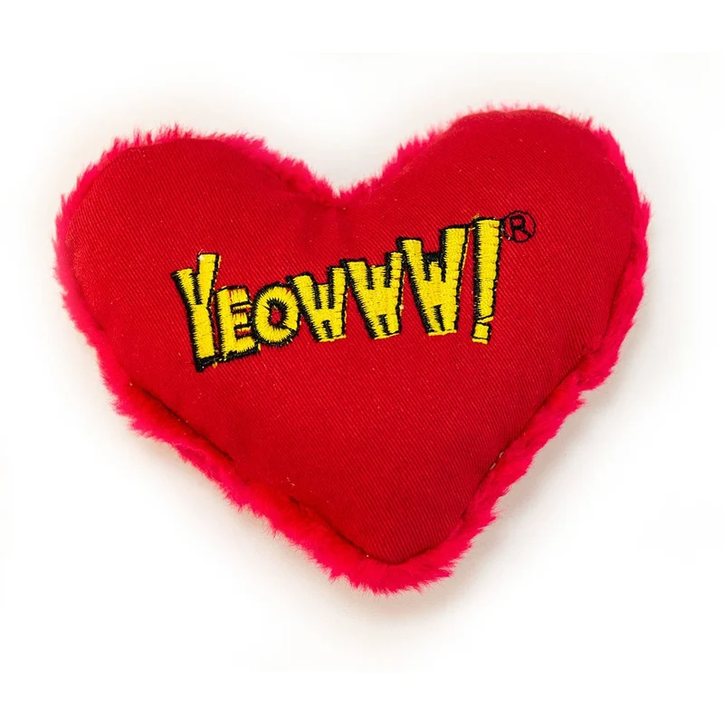 Yeowww! Catnip Cat Toy Heart
