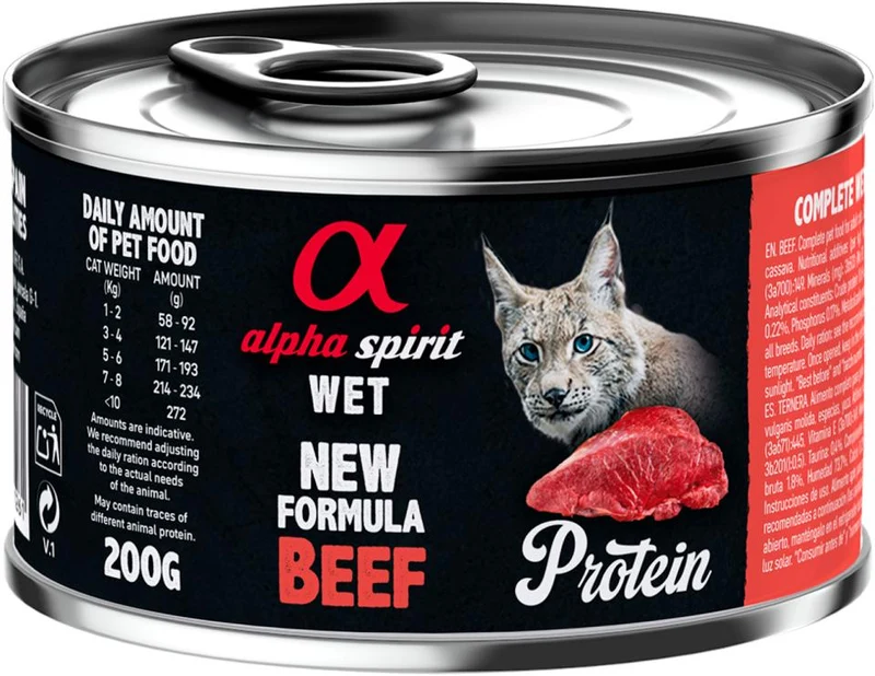 Alpha Spirit Cat Wet Food Can