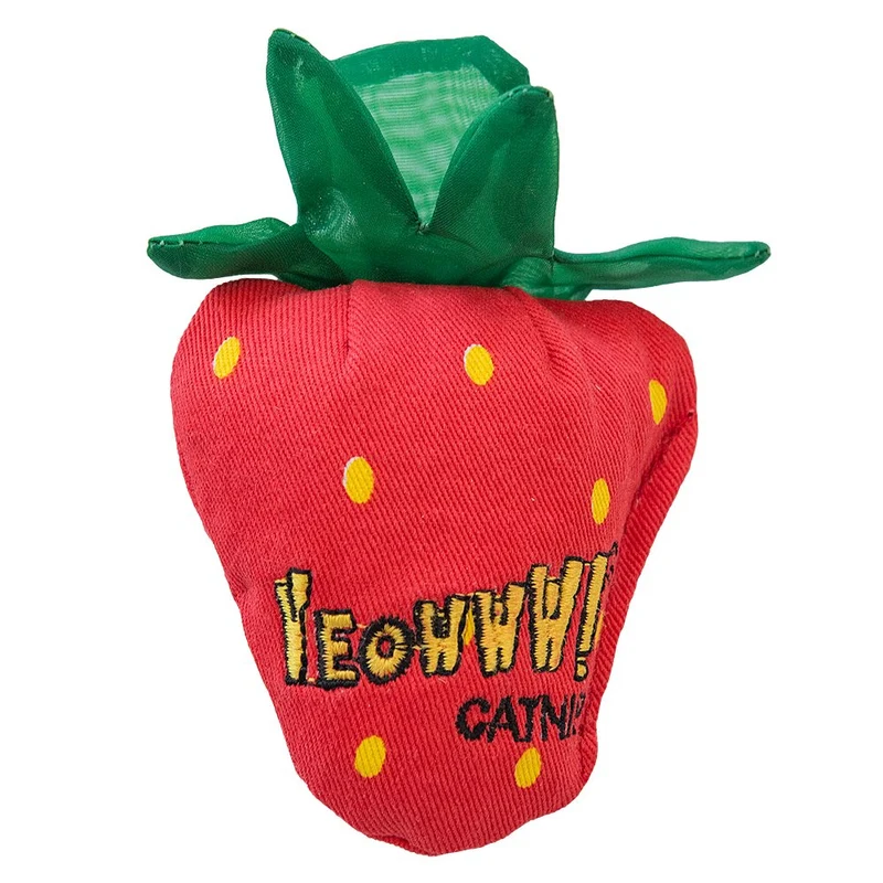 Yeowww! Catnip Cat Toy Strawberry