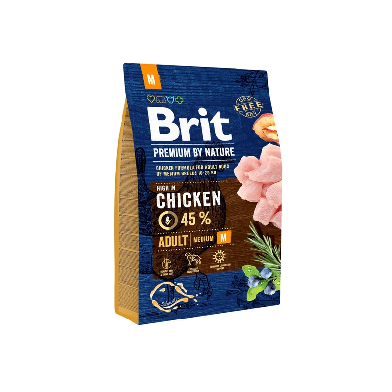 Brit Premium by Nature Adult M Hundmat 8 kg