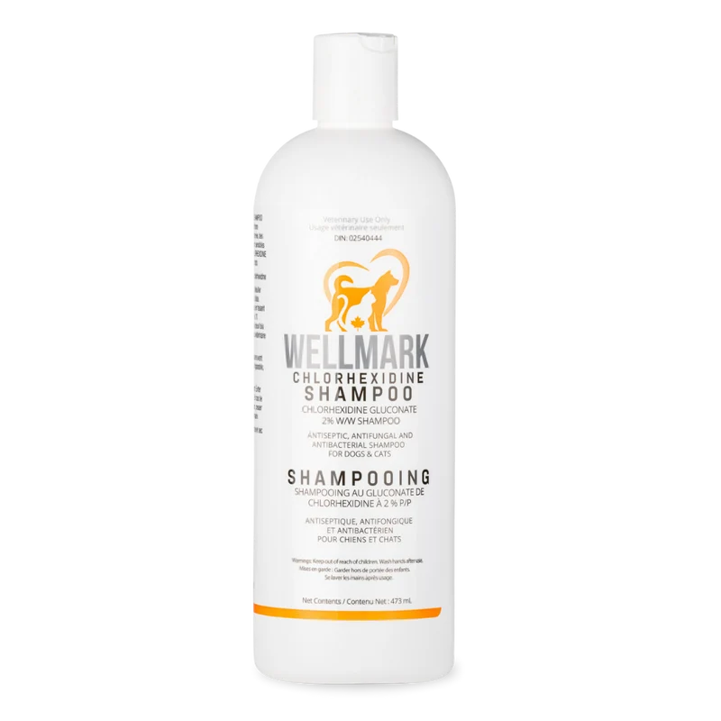 Shampooing à base de chlorhexidine Wellmark 473ml