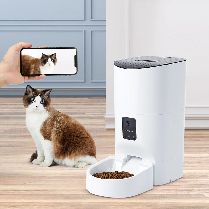 9L Automatic Pet Feeder with Camera | 1080P HD, 130° Night Vision, Two-Way Audio, 6 Meals/Day