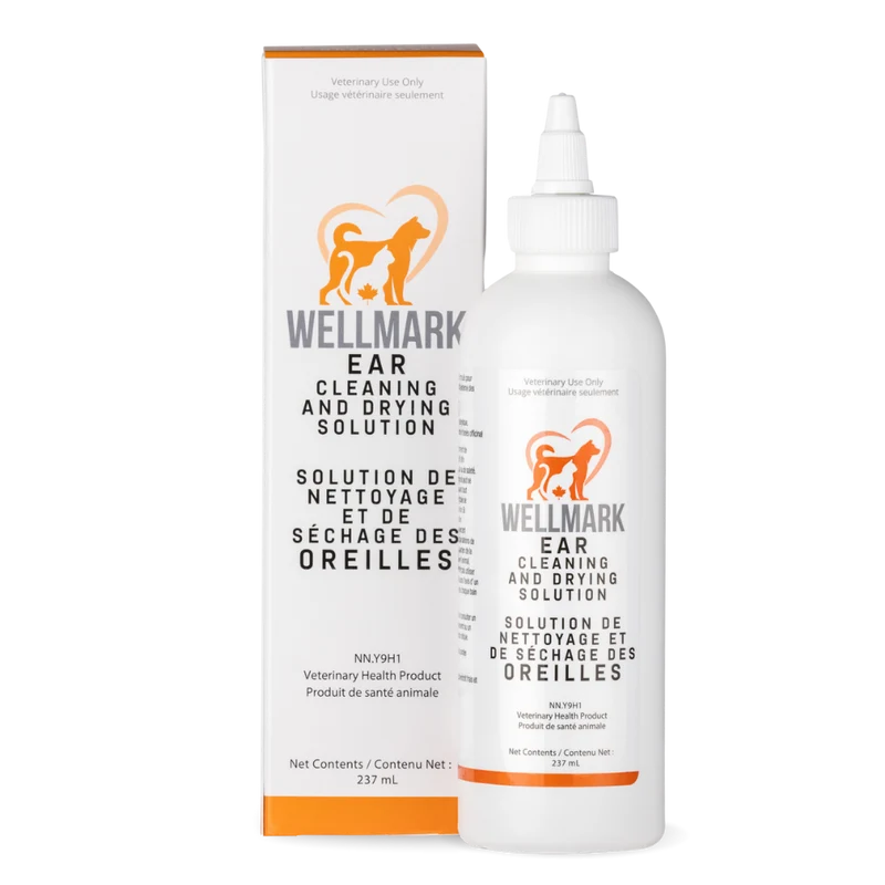 Solution de nettoyage et de séchage des oreilles Wellmark 237ml