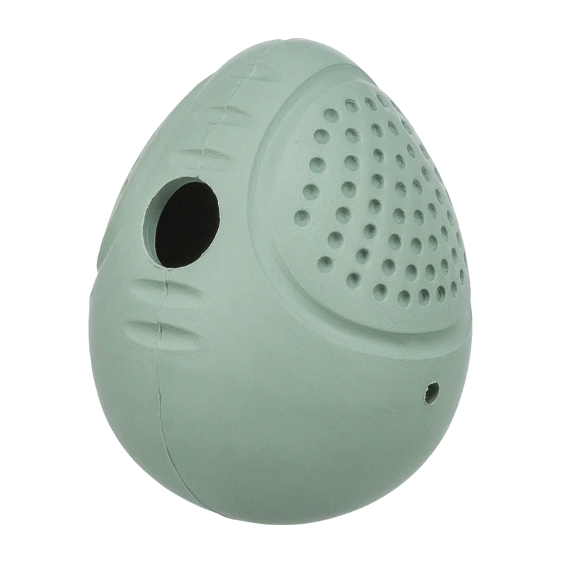 Snacksägg Naturgummi Grön - 8 CM