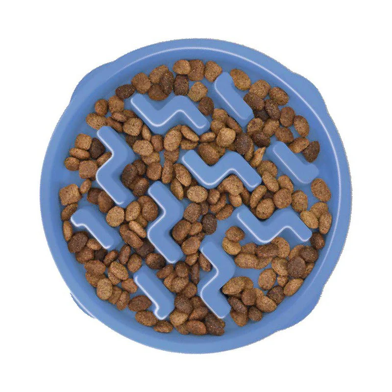 Outward Hound Fun Feeder Slo-Bowl Blue – slow feeder-matskål