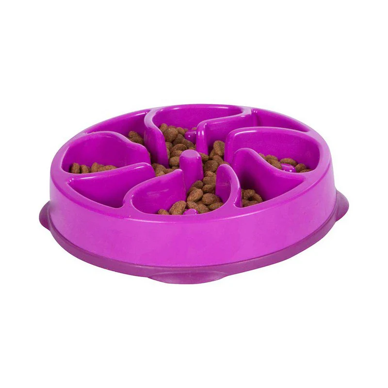 Outward Hound Fun Feeder Slo-Bowl matskål – Lila