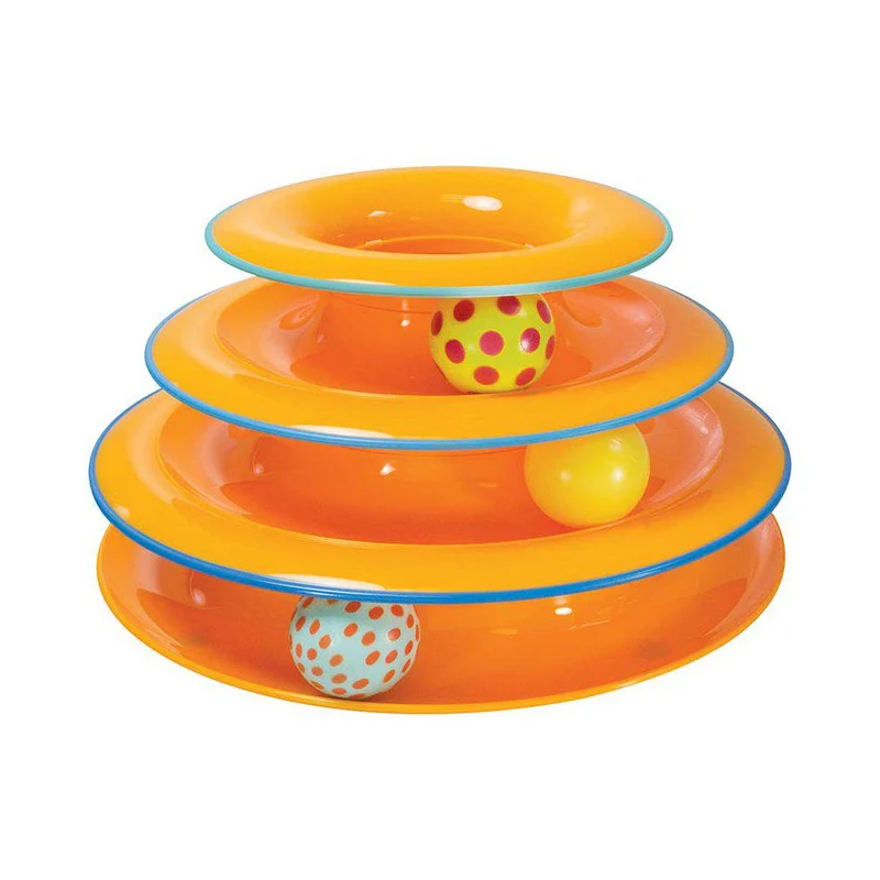 Petstages Interactive Cat Toy Tower of Tracks