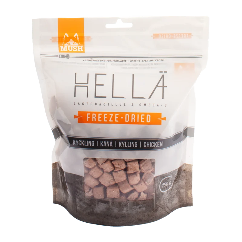 Mush Hellä Freeze - Dried Kyckling - 250 G