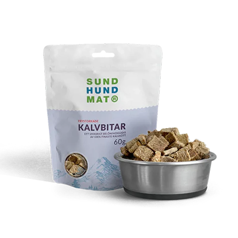 Frystorkade Kalvbitar - 60 G