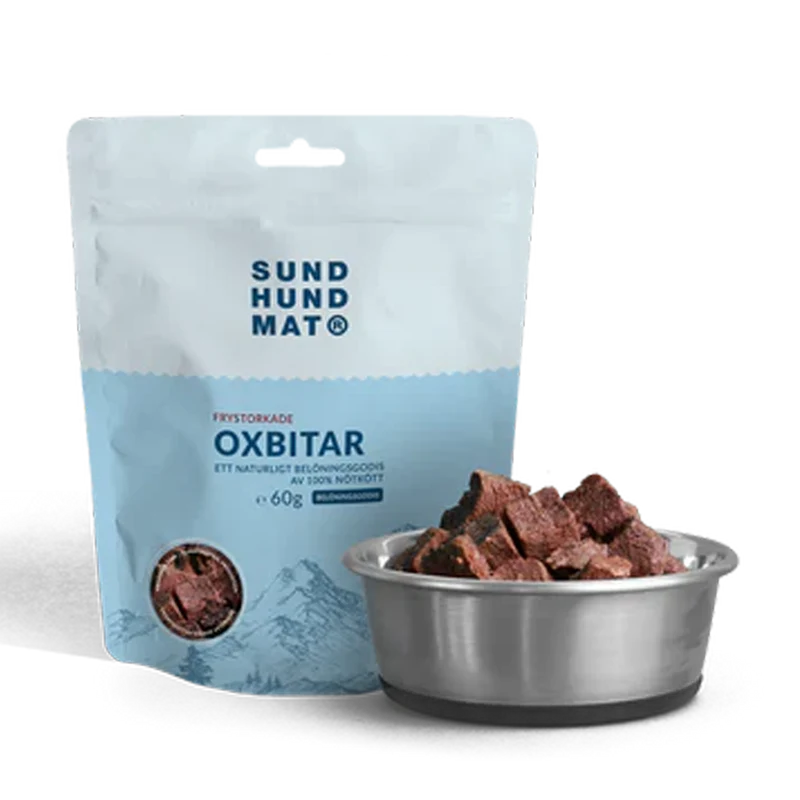 Frystorkade Oxbitar - 60 G