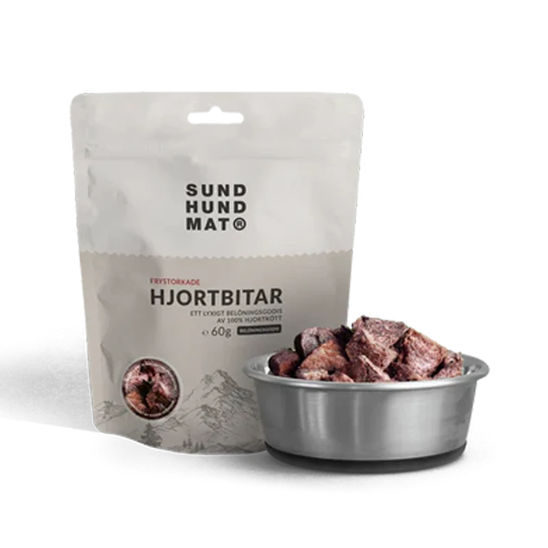 Frystorkade Hjortbitar - 60 G