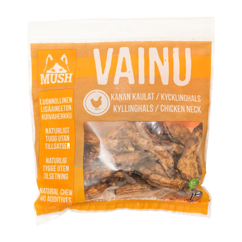Mush Vainu Kycklinghals - 220 G