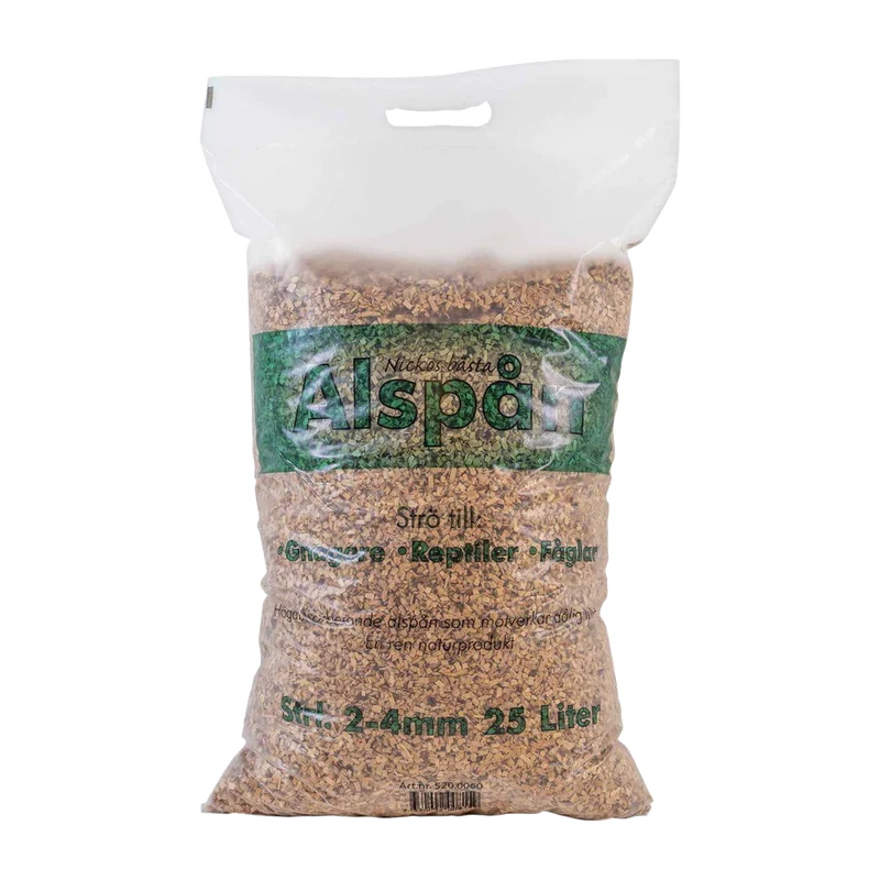 Alspån Nickos 2 - 4 MM, 25 L