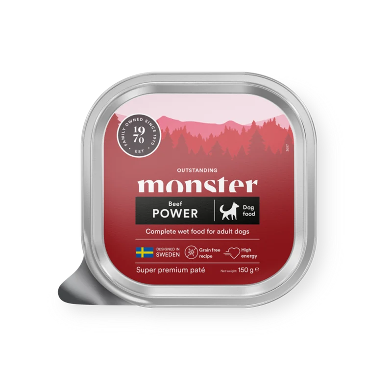 Monster Dog Power Chicken Paté Tray - 150 G