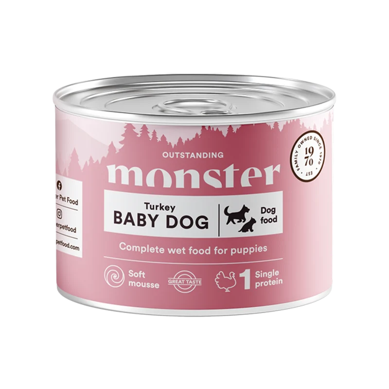 Monster Dog Baby Mousse Burk - 190 G
