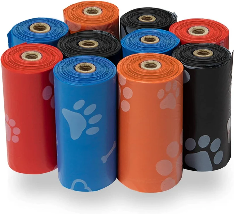 Biodegradable Dog Poop Bags – 300 Count (20 Rolls) with Bone Dispenser