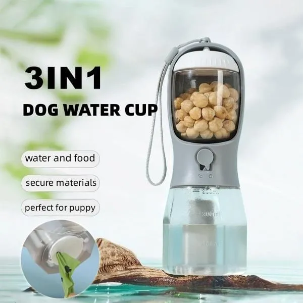 Portable Dog Water Bottle – Travel Water Cup for Dogs