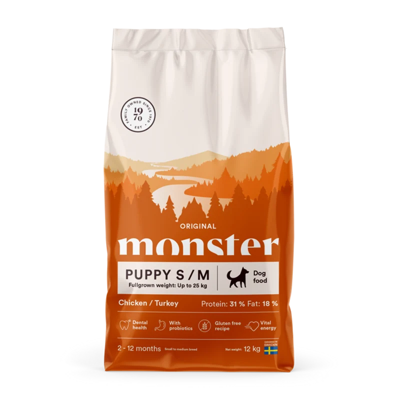 Monster Dog Orig. Puppy S/M Chick/Turkey
