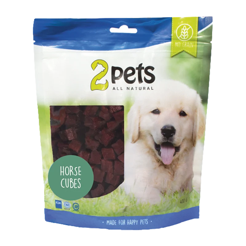2PETS Dogsnack Horse Cubes - 400 G