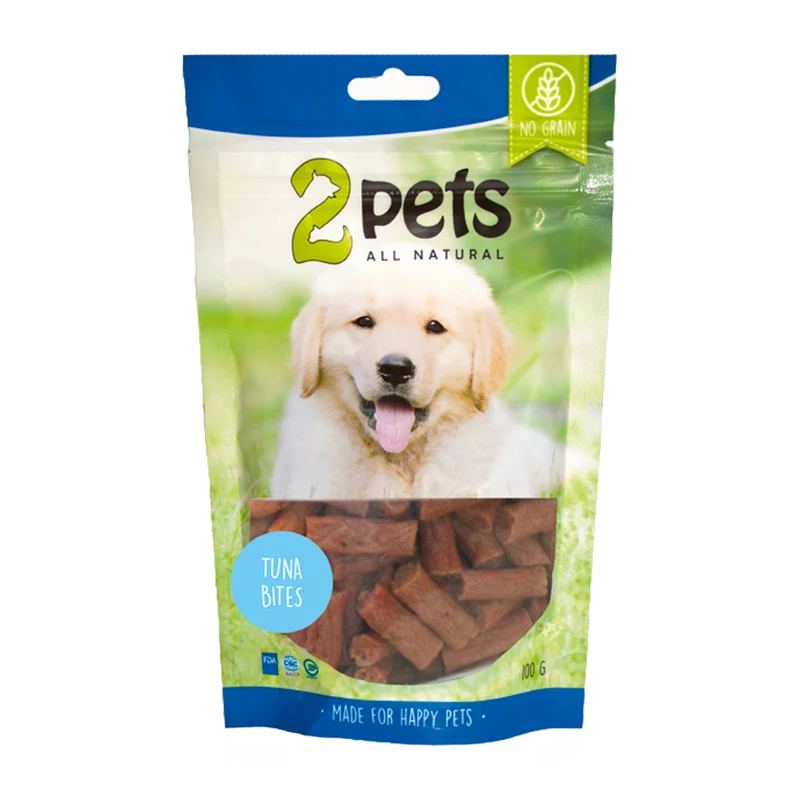 2PETS Dogsnack Tuna Bites - 100 G