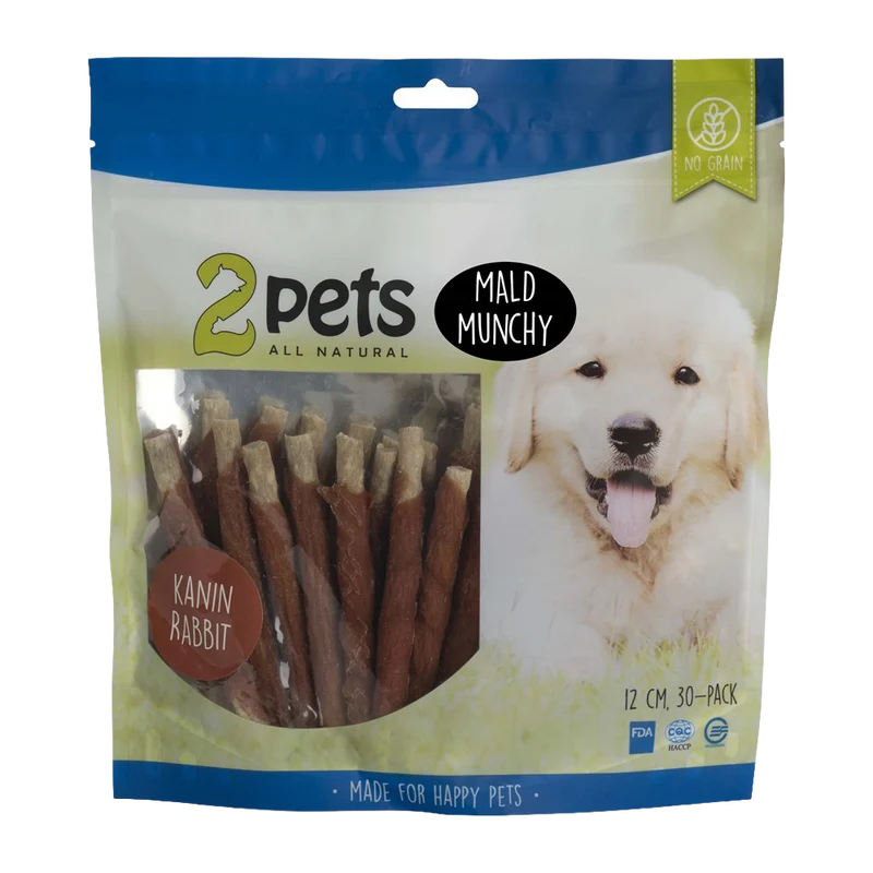 2PETS Tuggpinne Mald Kanin - 12 CM - 30 PACK