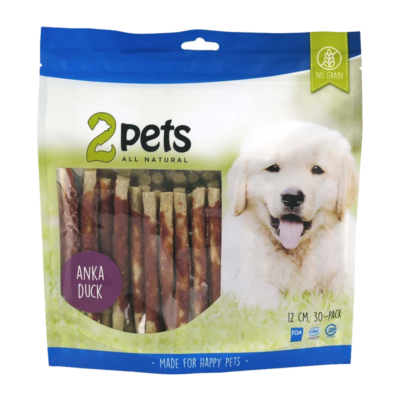 2PETS Tuggpinne Mald Anka - 12 CM - 30 PACK