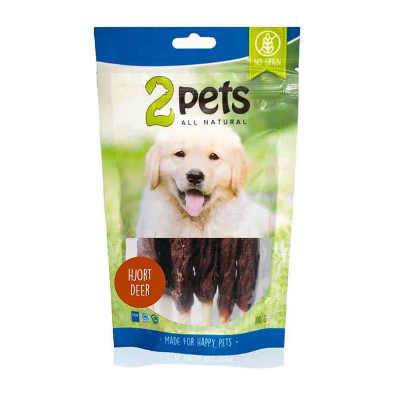 2PETS Tuggpinne M Hjort - 12 CM - 6 PACK