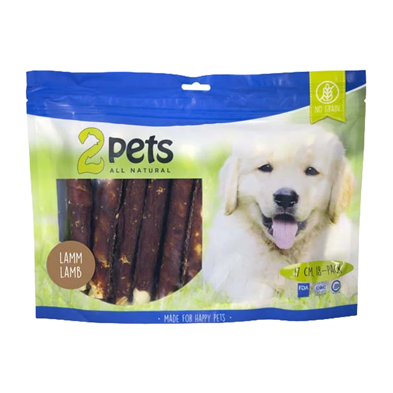 2PETS Tuggrulle M Lamm - 17 CM - 18 PACK XL