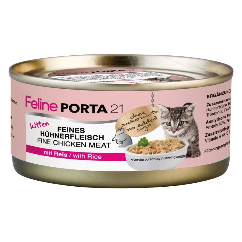 Feline Porta21 Cat Wet Food Can in Sauce